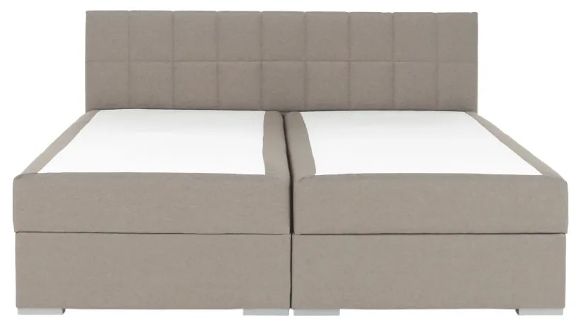 Pat tip BOXSPRING 160x200, taupe gri-maro, FERATA TV KOMFORT