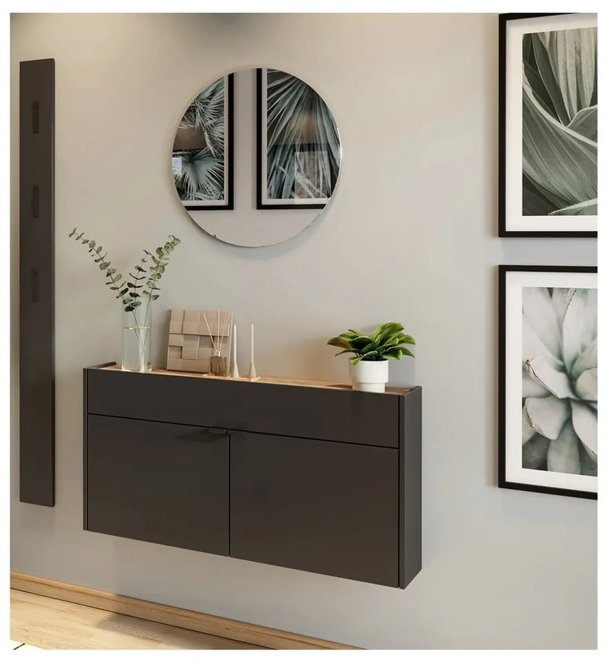 Set pentru hol gri antracit/natural Ameca – Germania