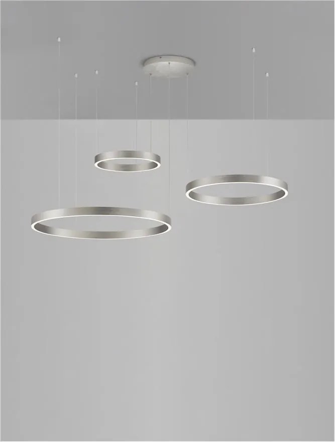 Lustra LED circulara cu 3 inele 80/60/40cm ELOWEN