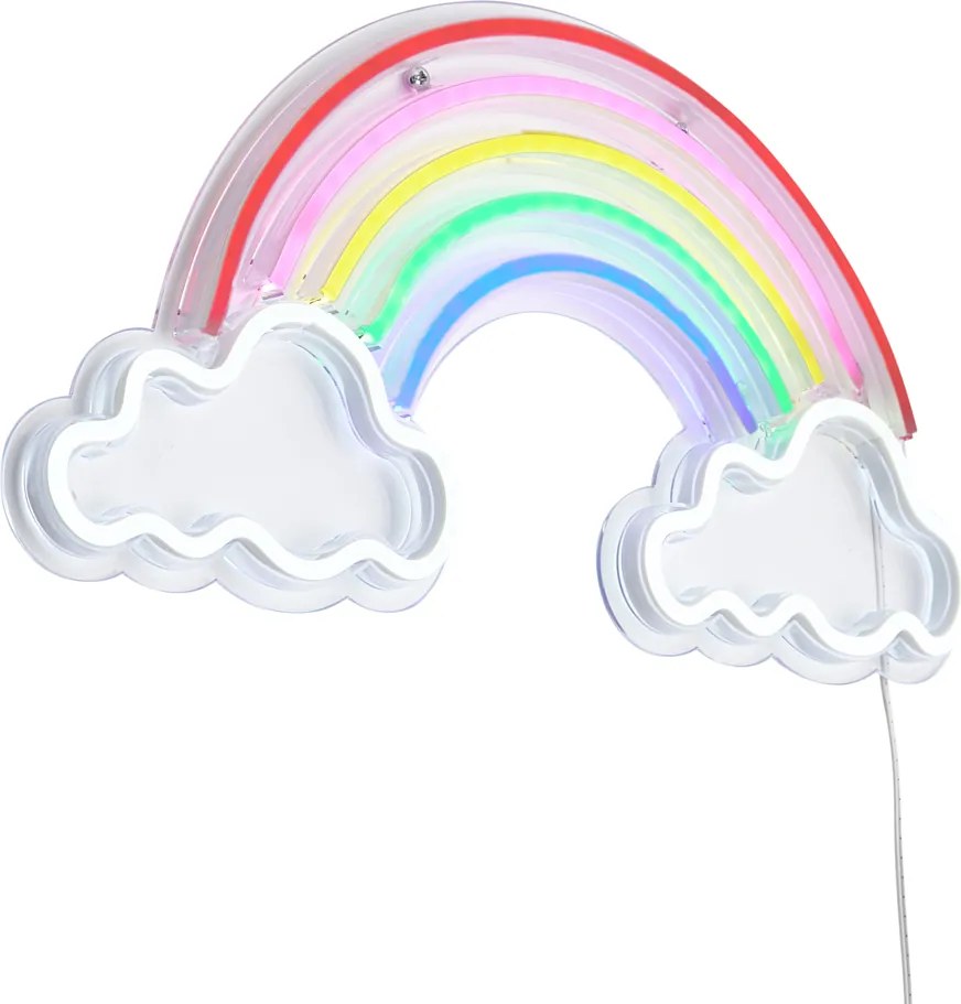 Lampă de perete neon multicoloră incl. LED - Rainbow