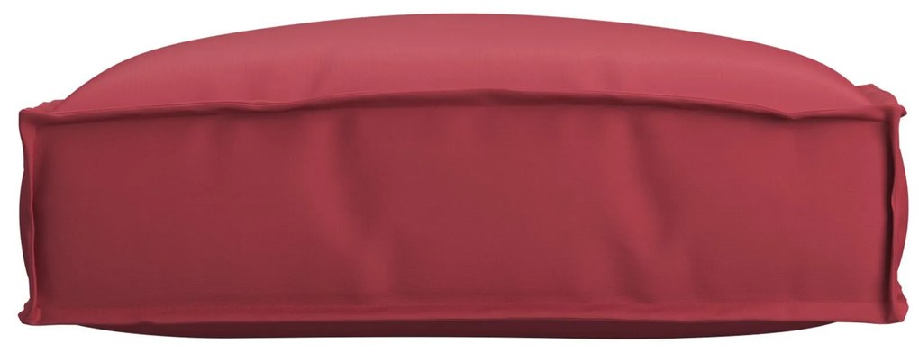 vidaXL Perna pentru șezut Roșie Vin 50x50x12 cm din material Oxford.