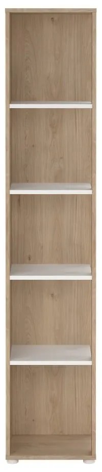 Bibliotecă albă/cu aspect de lemn de stejar 41x205 cm Sign – Tvilum