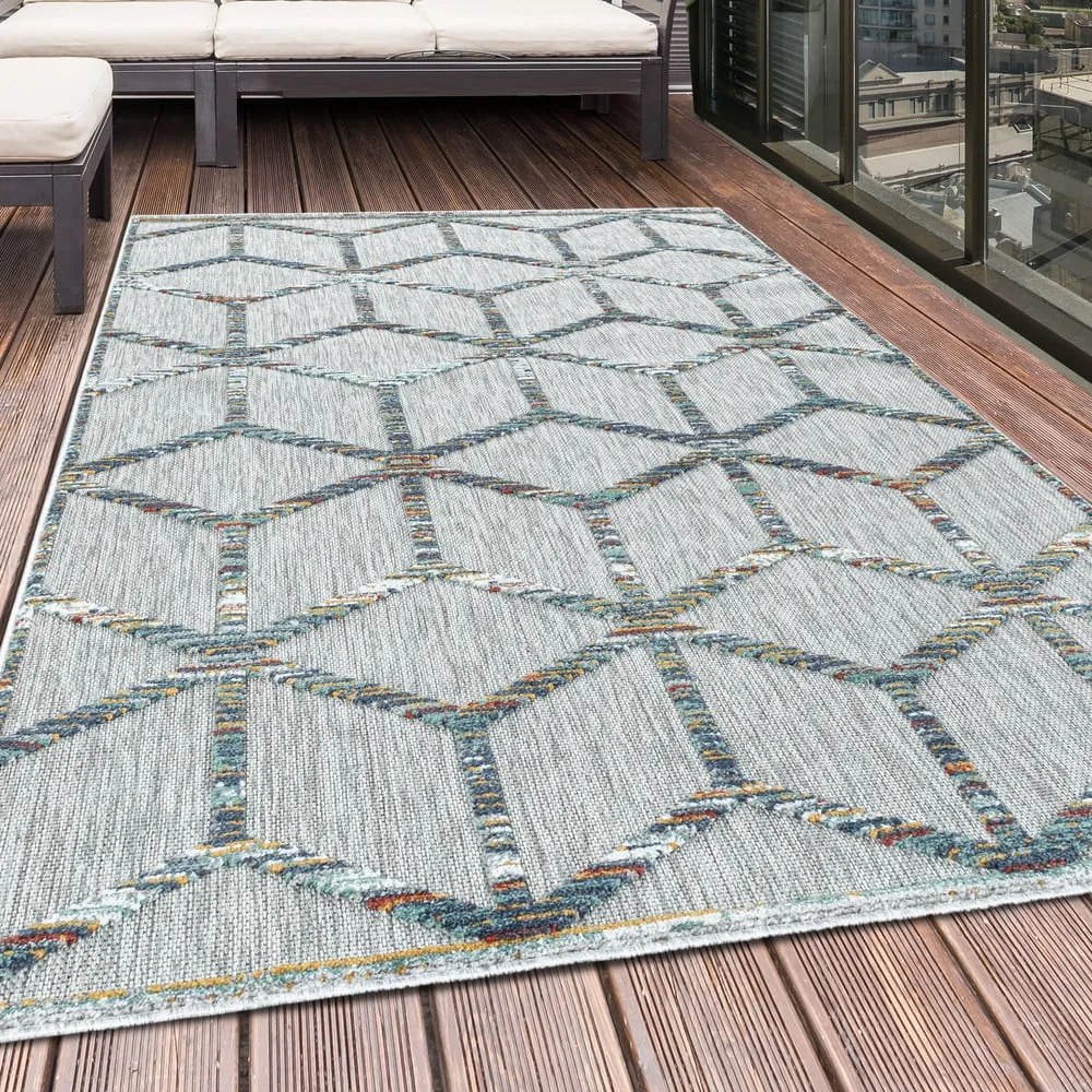 Covor tip traversă de exterior gri deschis 80x250 cm Bahama – Ayyildiz Carpets