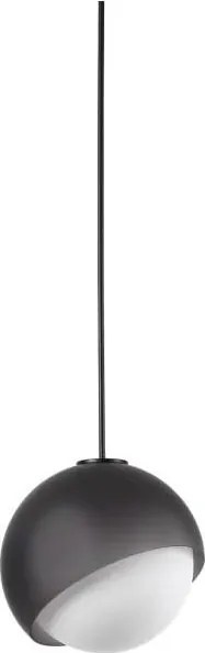 Ideal Lux - Pendul suspendat pe cablu BLOOM 1xE27/42W/230V Ø 17 cm negru