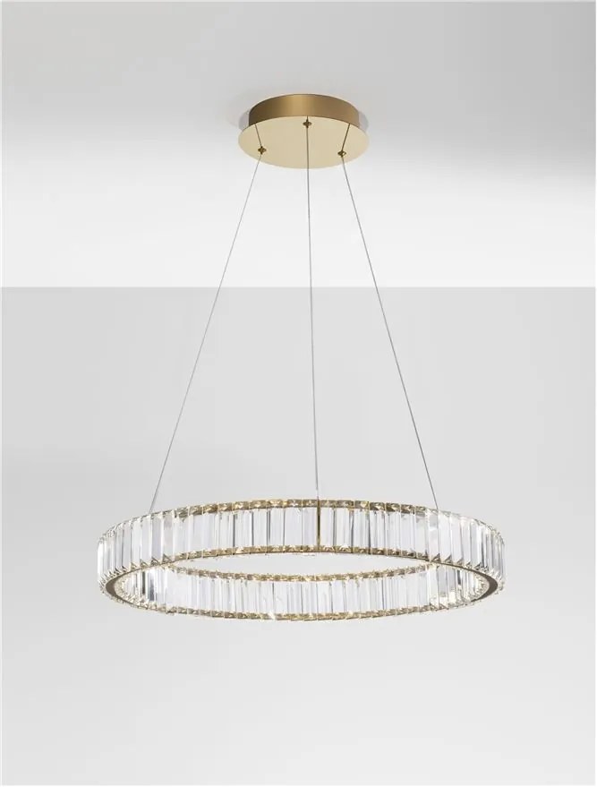 Lustra LED suspendata cristal design elegant AURELIA 40W