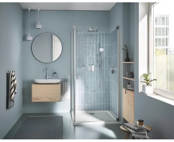 GROHE 40510001 - Suport pentru prosoape ESSENTIALS CUBE 188 mm, crom lucios