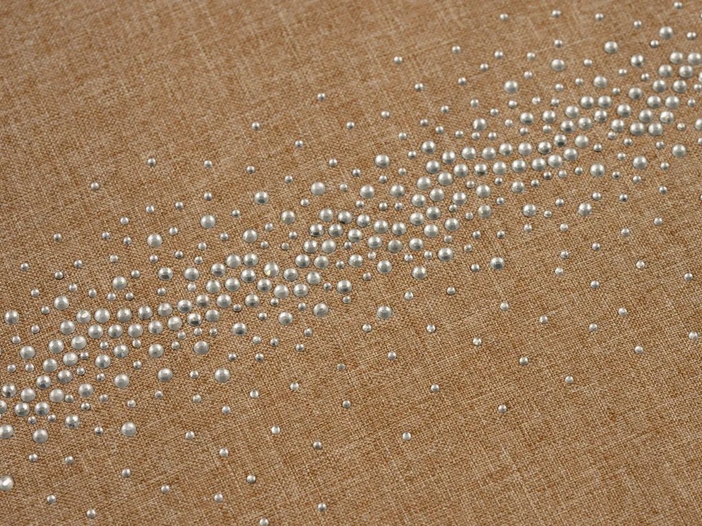 Husa de perna decorativa STONY 40x40 cm, maro deschis