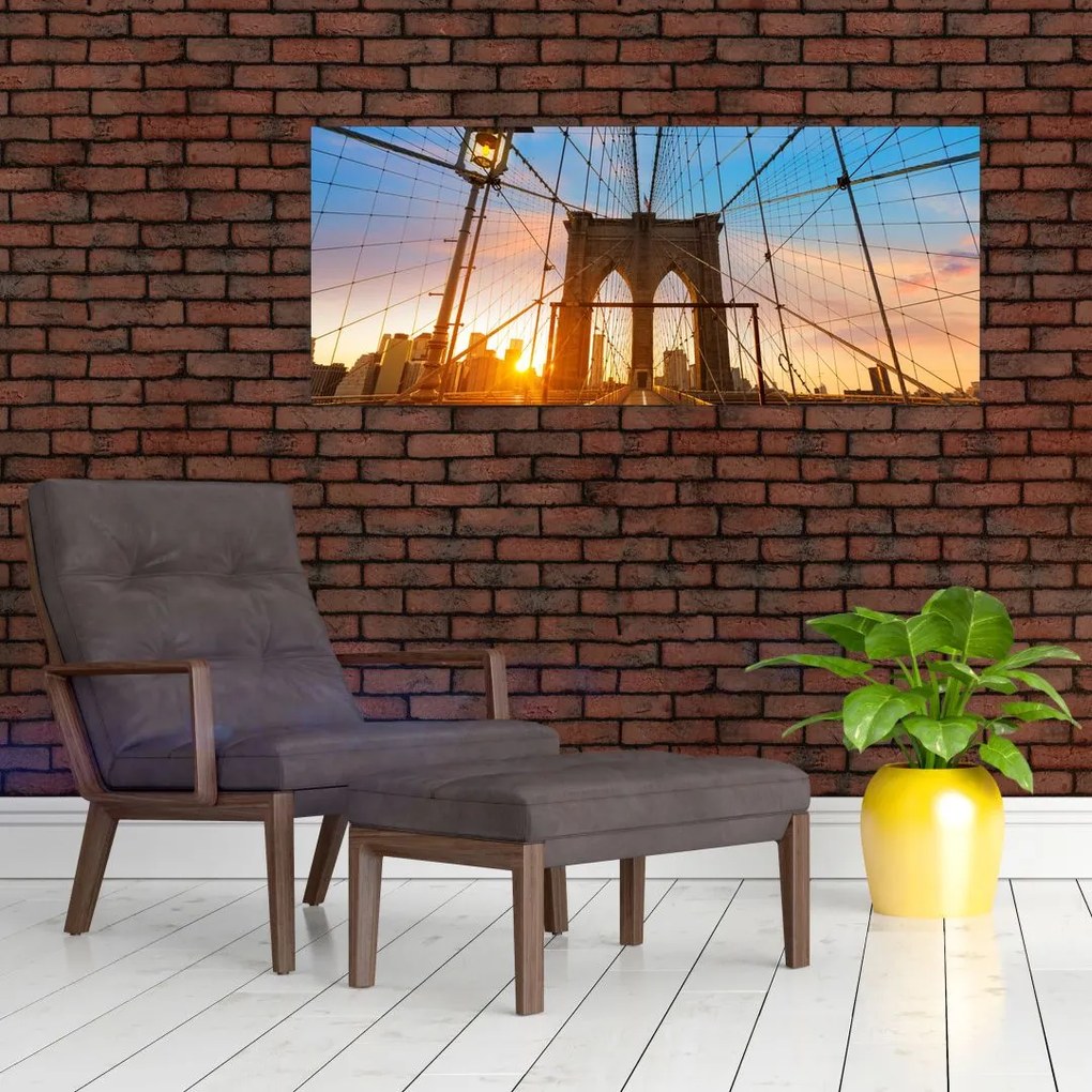 Tablou - Podul Brooklyn, Manhattan, New York (120x50 cm)