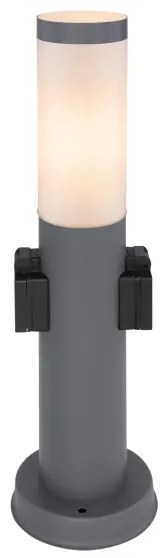 Lampă de exterior cu 2 prize Globo 3158AK BOSTON 1xE27/23W/230V IP44