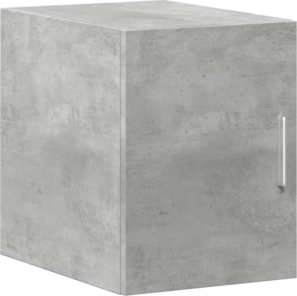 vidaXL Dulap de perete, gri beton, 30x42,5x40 cm, lemn prelucrat