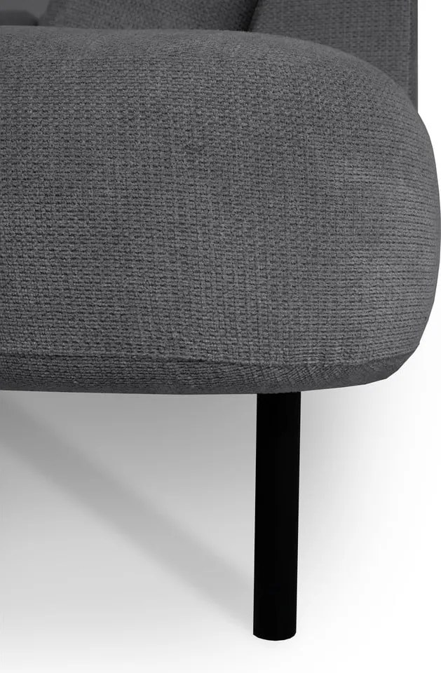 Colțar gri închis (cu colț pe partea dreaptă/în formă de "U") Hero – Scandic