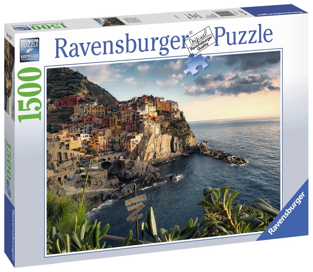 PUZZLE CINQUE TERRE, 1500 PIESE - RAVENSBURGER (RVSPA16227)