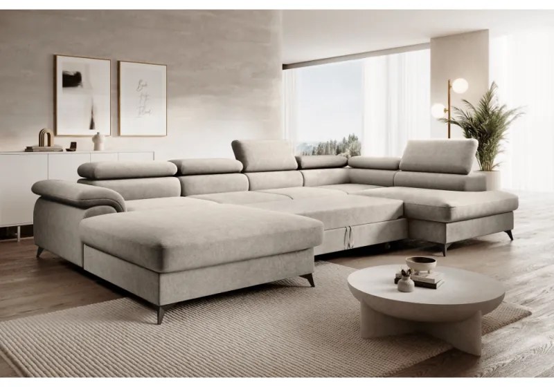 Coltar Living Extensibil POLY ROH U Bej Dreapta