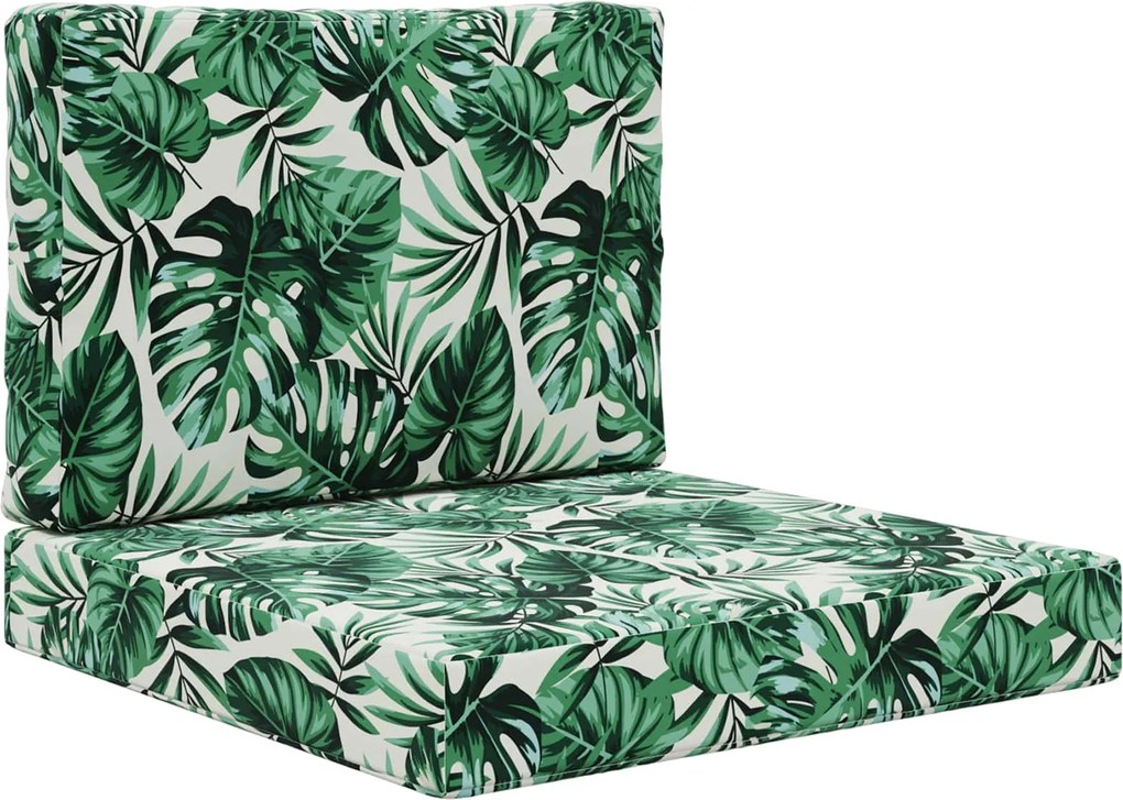 vidaXL Perna pentru canapea de exterior 2 pcs Model cu frunze
