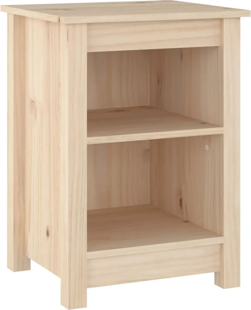 vidaXL Noptieră, 40x35x55 cm, lemn masiv de pin