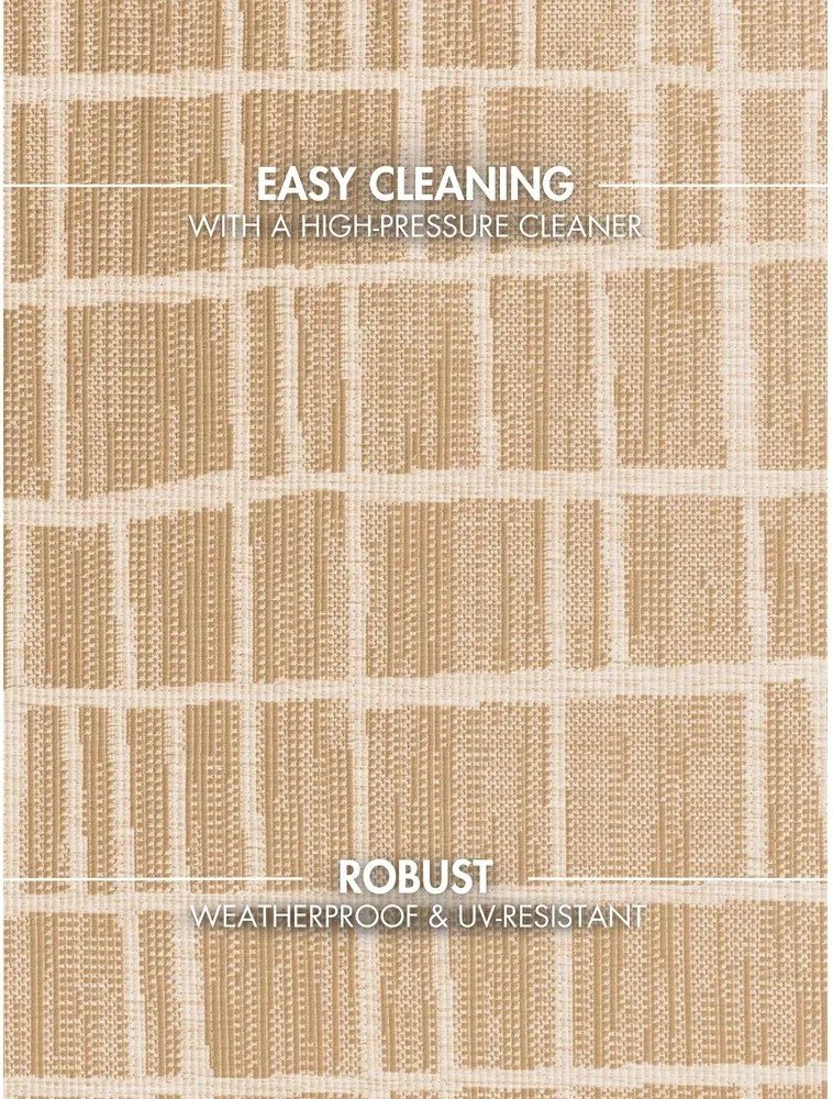 Covor pentru exterior și interior crem/în culoare naturală rotund ø 160 cm Haringey Crouch – Ted Baker