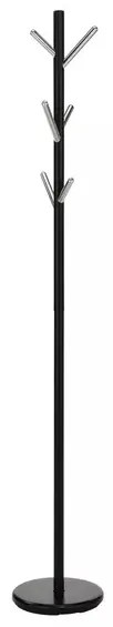 Cuier Allen negru/crom H176 cm