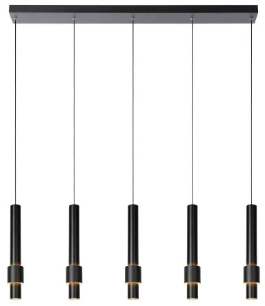 Lustră LED dimabilă pe cablu Lucide 24402/30/30 MARGARY 5xLED/4,2W/230V negru