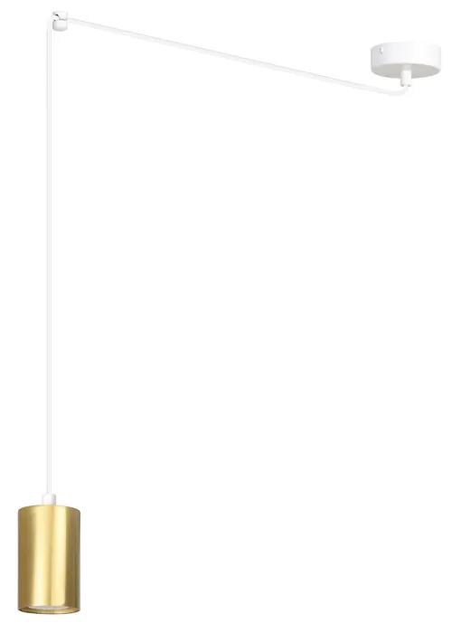 Pendul Traker 1 Wh/Gold 527/1 Emibig Lighting, Modern, Gu10, Polonia