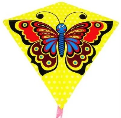 Zmeu fluture din plastic, 68x73cm