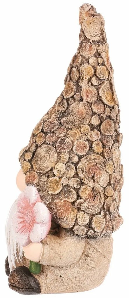 Decorațiuni de grădină Elf floare, 11 x 9 x 21 cm,poliresină