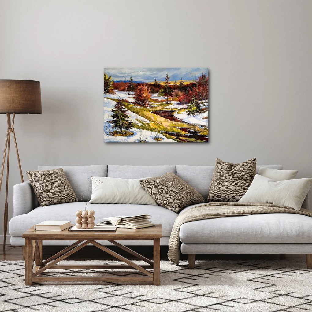 Tablou - Sosirea primăverii (70x50 cm)