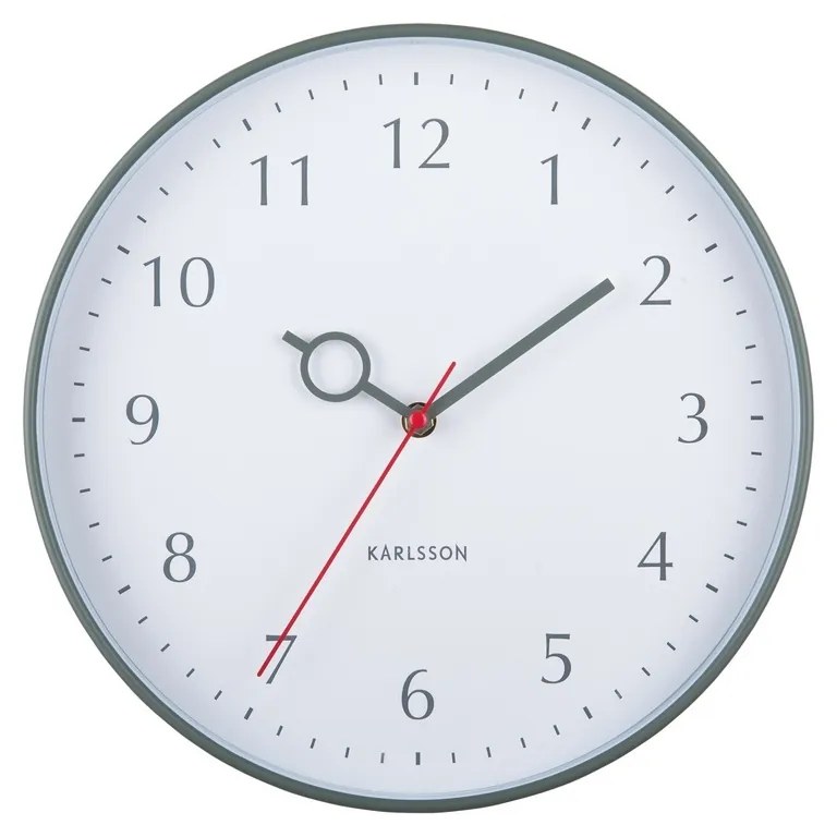 Karlsson 5992GR ceas de perete design verde,diametru 30 cm