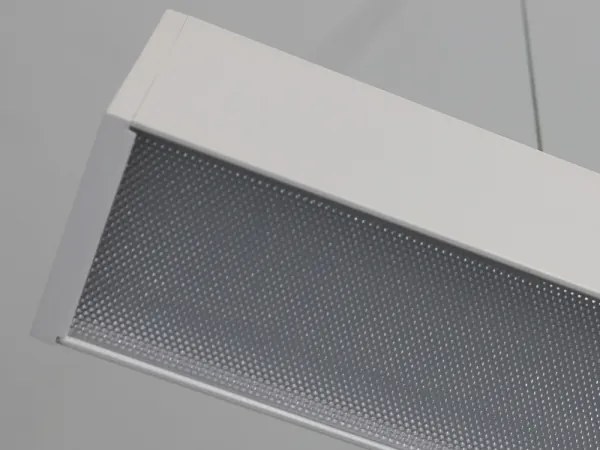 Lustră LED suspendată pe cablu, 55W, 230V, 3000/4000/6500K, 120 cm, albă