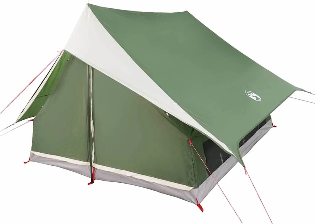 vidaXL Cort de Familie cu acoperiș Verde și alb 315 x 286 x 200 cm