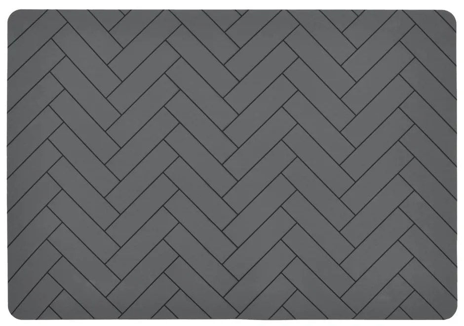Suport din silicon pentru farfurie Södahl Tiles, 33 x 48 cm, gri