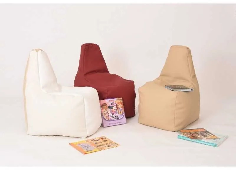 Fotoliu tip Scaun Sunlounger Junior, Material Piele Ecologica - Nude