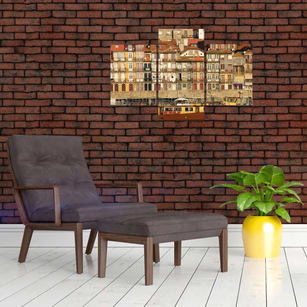 Tablou - Cartierul Waterfront, Portugalia (90x60 cm)