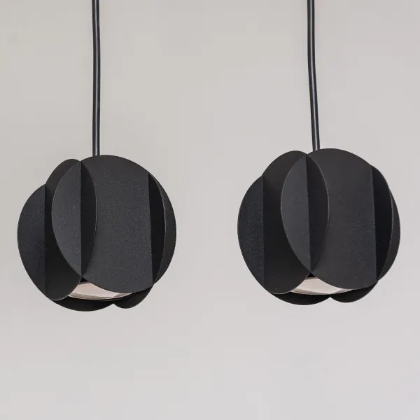 Lustră suspendată pe cablu GAMBIT 4xGU10/10W/230V neagră