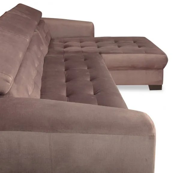 Coltar extensibil Karma Dreapta, 5 Locuri, Maro, 291 x 177 x 86 Cm