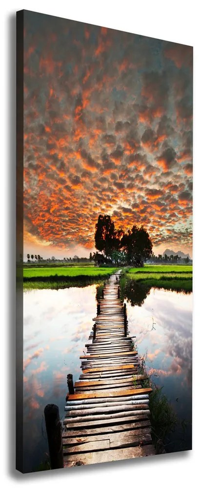 Tablou pe pânză canvas Pod de lemn