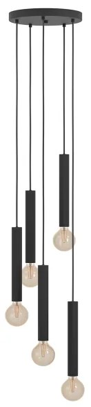 Eglo 98058 - Lustră pe cablu CORTENOVA 5xE27/60W/230V