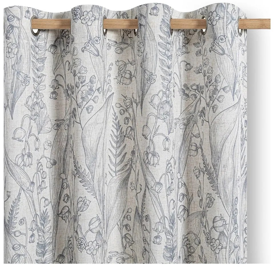 Draperie gri deschis 135x250 cm Selvetia – Restilo