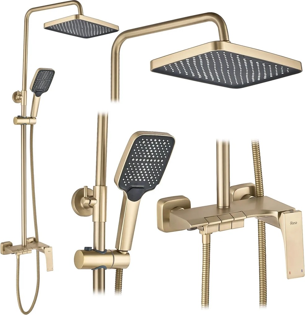 Set dus REA JOE Brush Gold