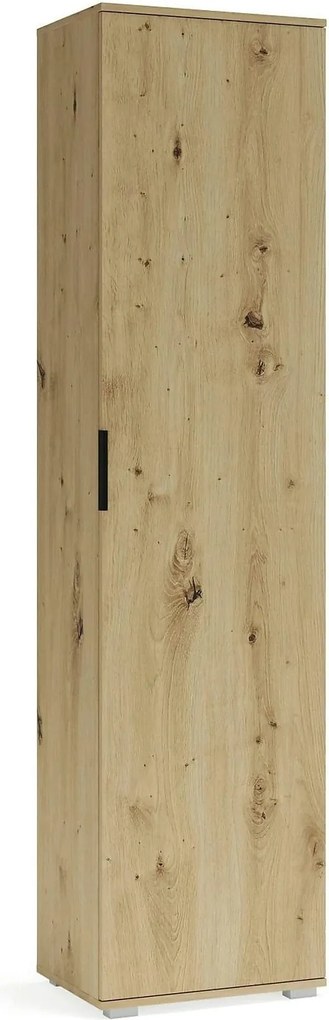 Dulap CLIF SL-50, stejar artisan, PAL laminat, 50x38x203 cm