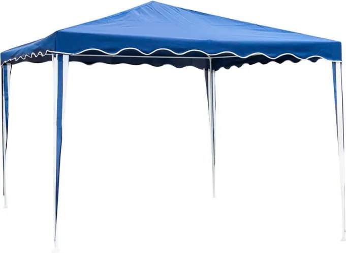 Pavilion de gradina Muhler G1015 300x300x250 cm, Structura din otel, Albastru