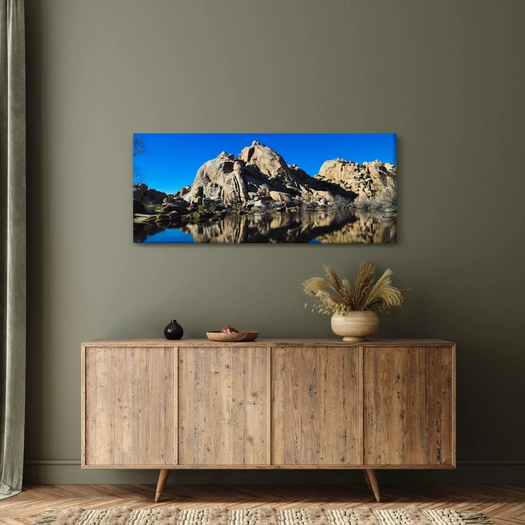 Tablou oglinzirea pietrelor (120x50 cm)