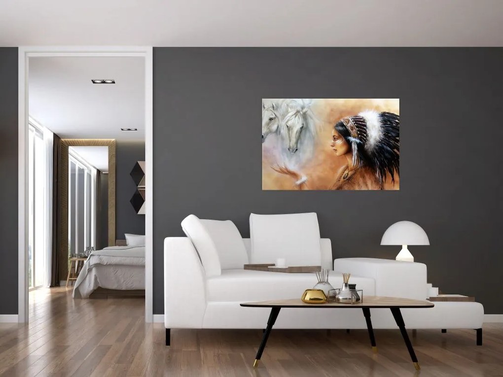Tablou - Farmecele indienilor (90x60 cm)
