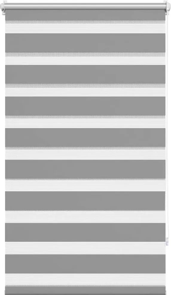 vidaXL Jaluzea Zebră 90,9x150 cm Lățime material 86,7 cm gri