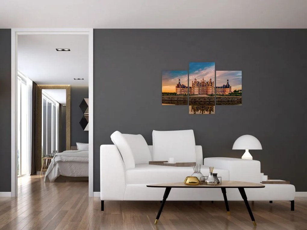 Tablou cu castel (90x60 cm)