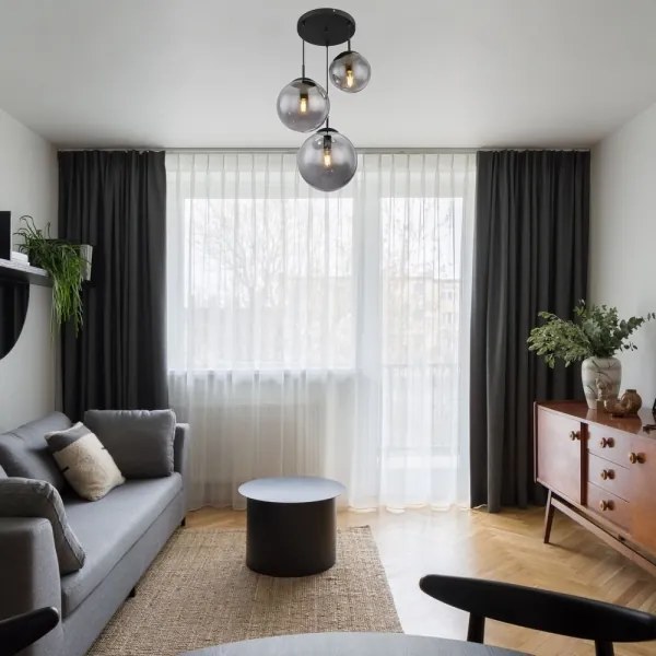 Lustră pe cablu JOEL 3xE27/60W/230V Globo 1581-3S