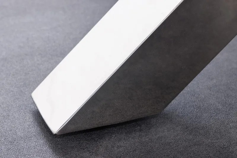 Masa design high-tech din metal si lemn masiv, Barracuda 140cm