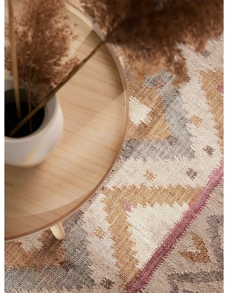 Covor crem țesut manual din iută 80x150 cm Roya Imani – Elle Decoration