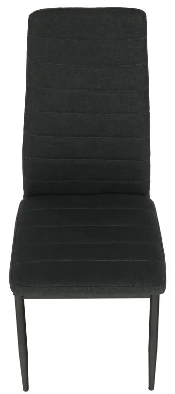 Scaun de sufragerie Collort nova (gri închis + negru). 744536