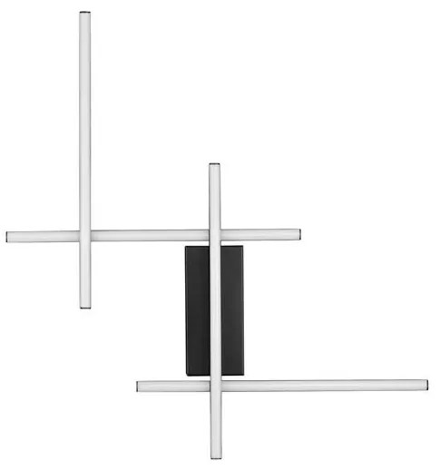 Aplica de perete LED design modern APECHO negru