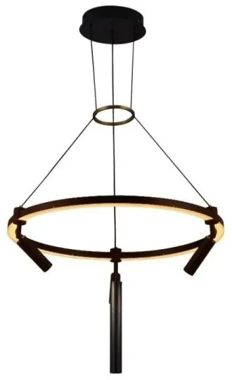 Lustră LED dimabilă pe cablu LED/85W/230V 3000-6500K + telecomandă